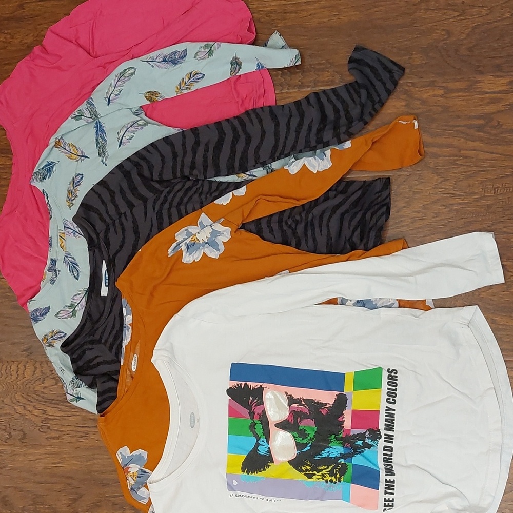 10 size 7/8 long sleeve shirts